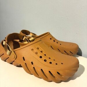 Rare Crocs Echo Clog Desert Grass Shoes Mens Size 17